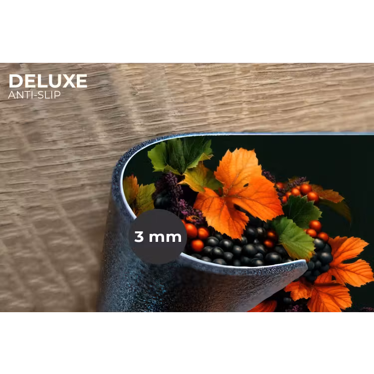 Placemat - 6 stuks - Vrouw - Rood - Groen - Druiven — 4