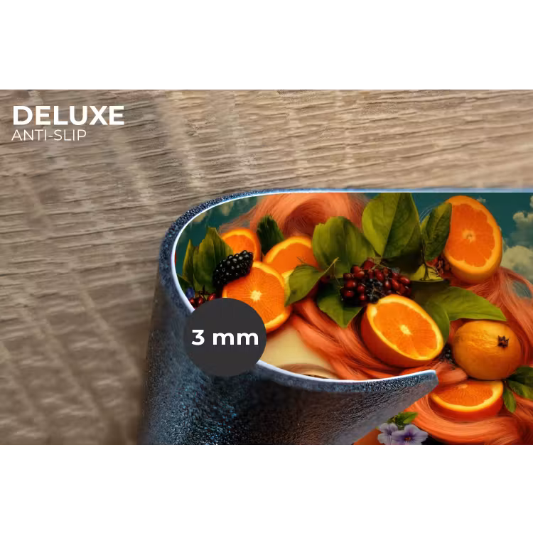 Placemat - 6 stuks - Vrouw - Sinaasappel - Bessen - Oranje — 4