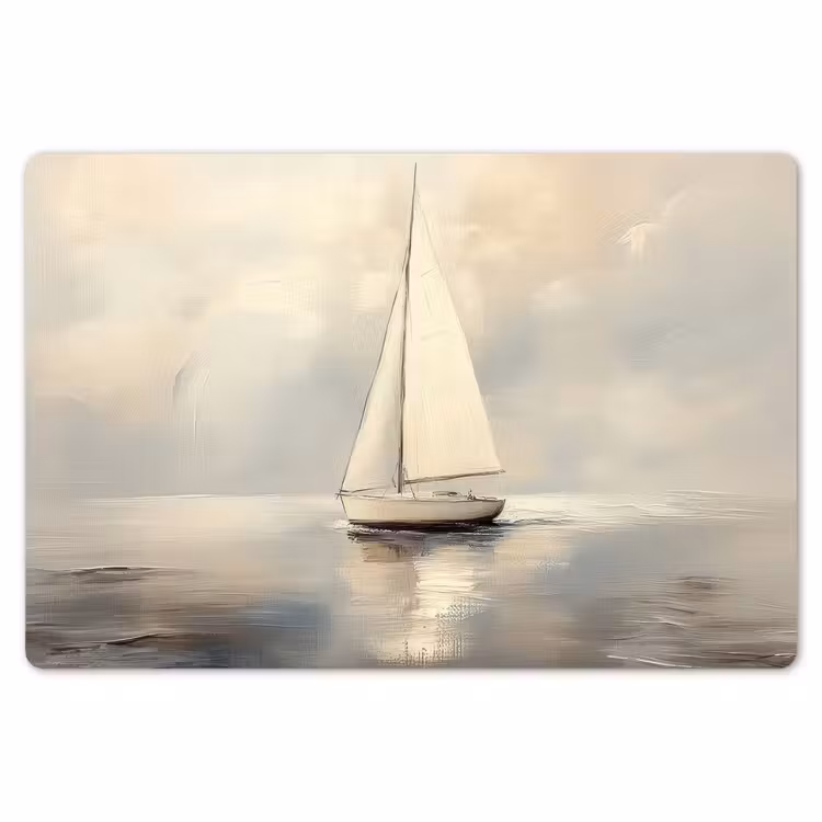 Placemat - 6 stuks - Zeilschip - Zee - Bewolkt — 7