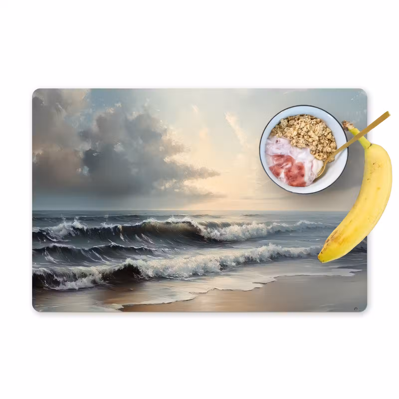 Placemat - 6 stuks - Strand - Zee - Zonsondergang — 1