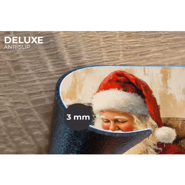 Placemat - 6 stuks - Kerst - Kerstman - Winter - Open Haard — 4