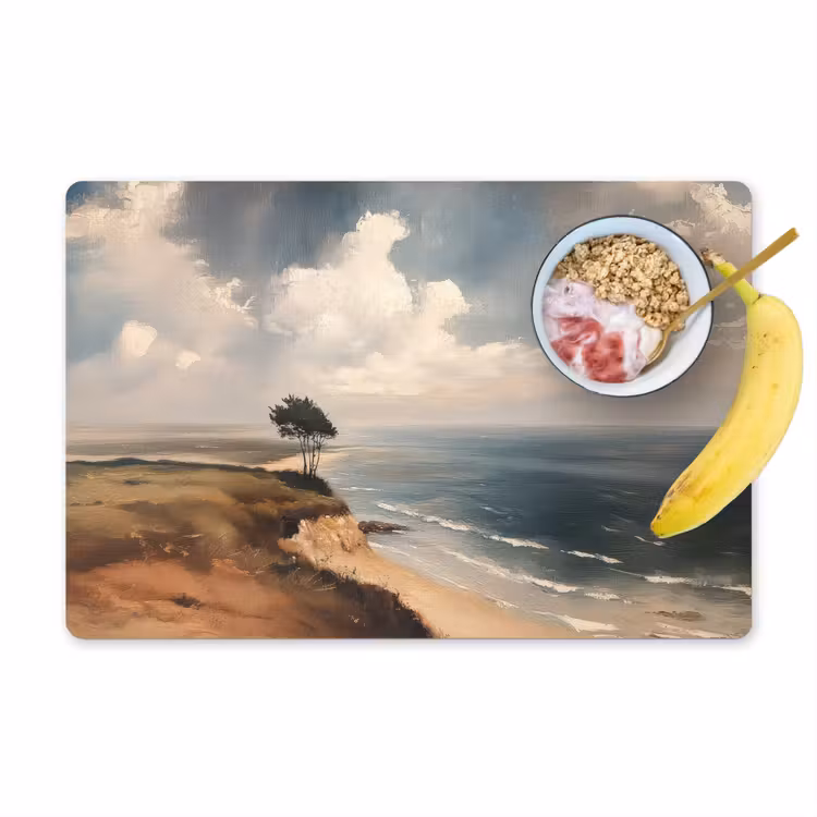Placemat - 6 stuks - Klif - Zee - Boom — 1