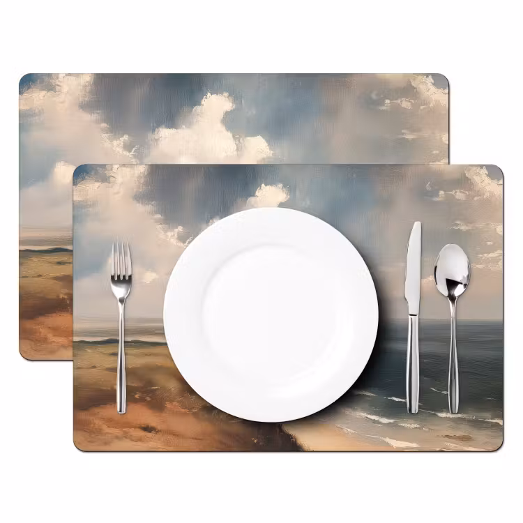 Placemat - 6 stuks - Klif - Zee - Boom — 2