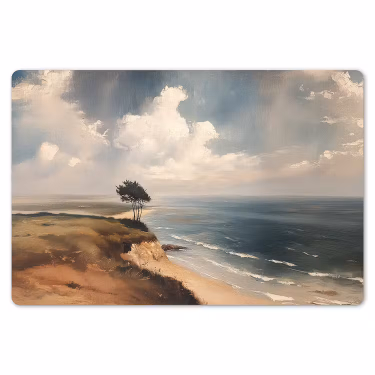 Placemat - 6 stuks - Klif - Zee - Boom — 7