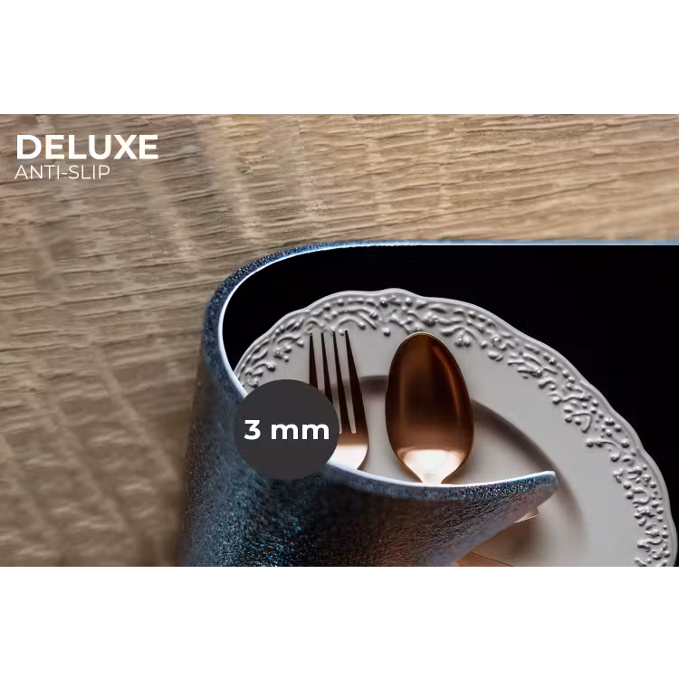 Placemat - 6 stuks - Rose - Strik - Bestek — 4
