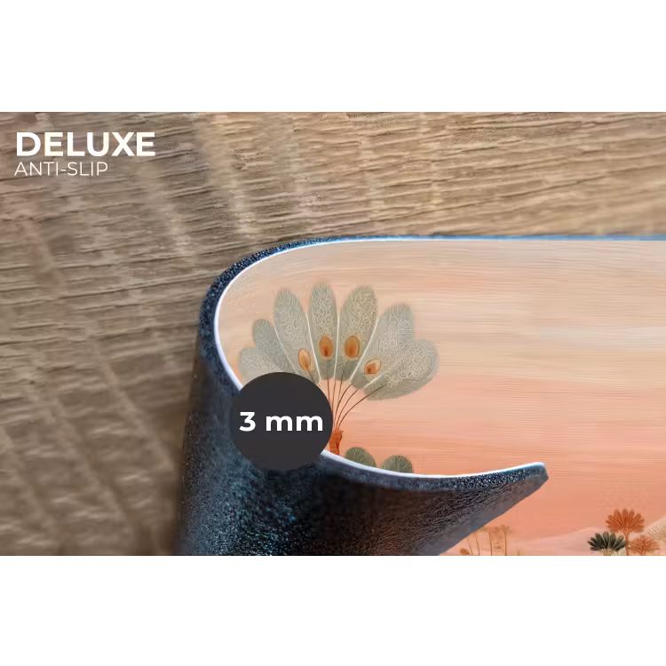 Placemat - 6 stuks - Roze landschap - Palmen - Water — 4