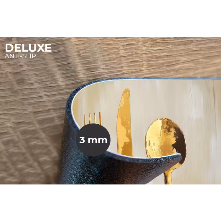Placemat - 6 stuks - Verf - Goud - Bestek — 4