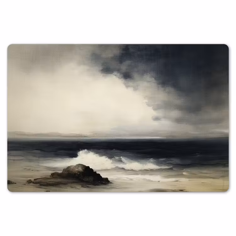 Placemat - 6 stuks - Zee - Rotsen - Storm — 7