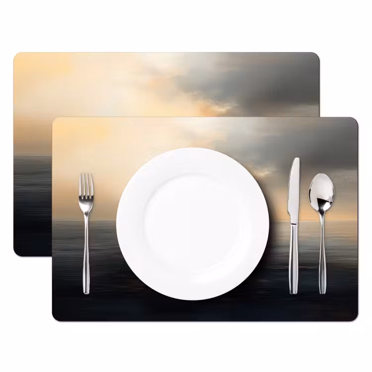 Placemat - 6 stuks - Zon - Horizon - Zee — 2