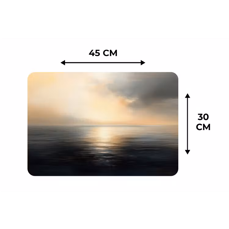 Placemat - 6 stuks - Zon - Horizon - Zee — 3