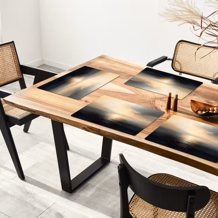 Placemat - 6 stuks - Zon - Horizon - Zee — 5