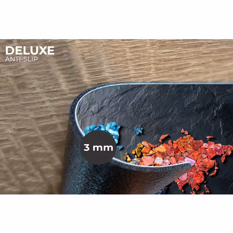 Placemat - 6 stuks - Wereldkaart - Edelstenen - Regenboog - Ruw — 4