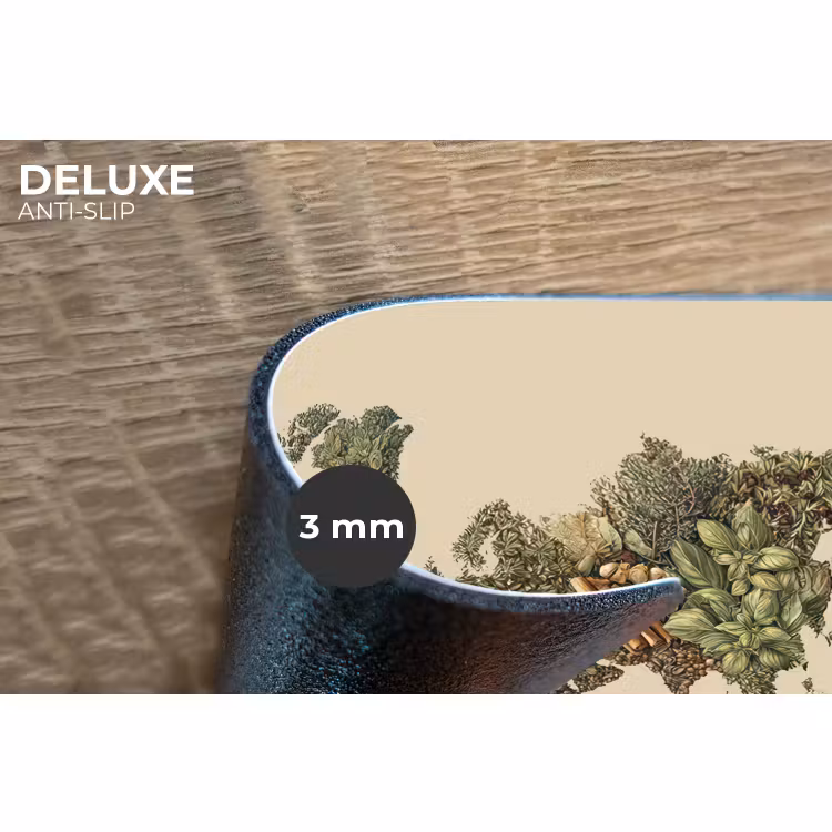 Placemat - 6 stuks - Wereldkaart - Kruiden - Kleurrijk — 4