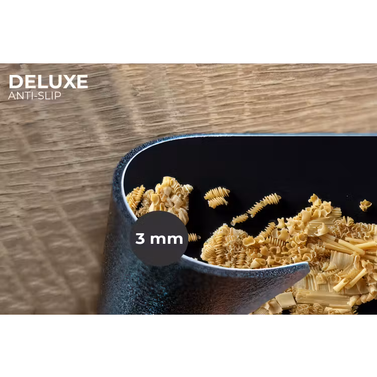 Placemat - 6 stuks - Wereldkaart - Pasta - Zwart — 4
