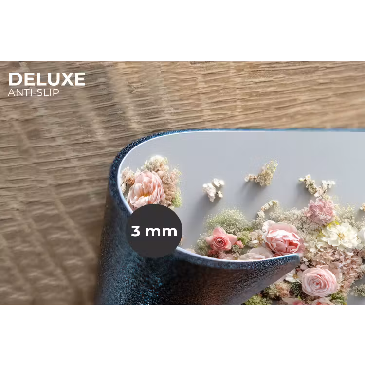 Placemat - 6 stuks - Wereldkaart - Rozen - Roze — 4