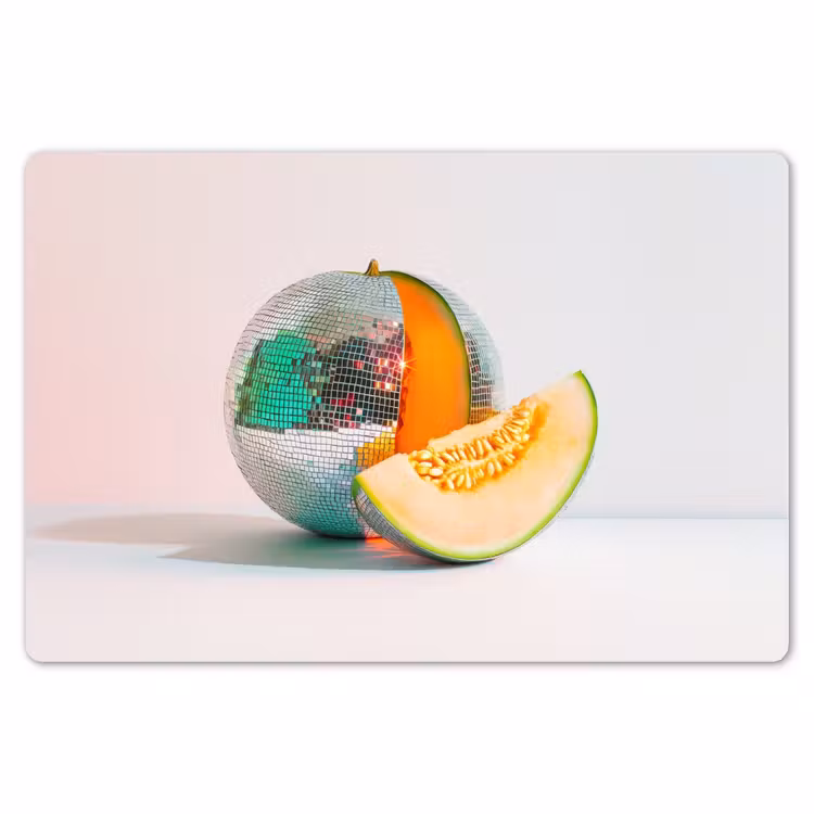 Placemat - 6 stuks - Disco - Discobal - Meloen - Pastel — 7