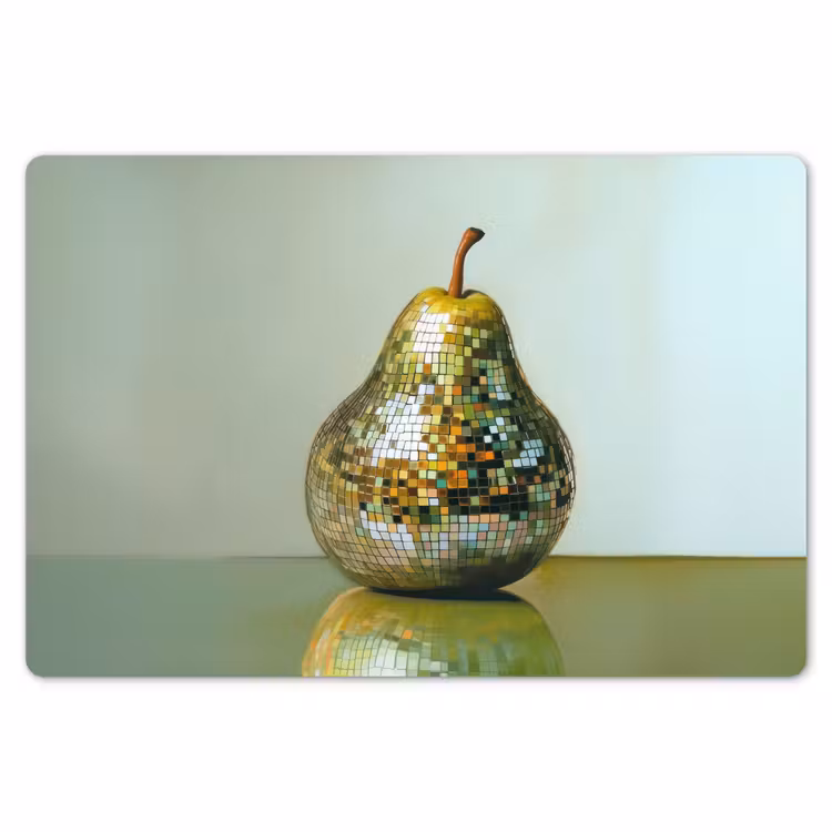 Placemat - 6 stuks - Fruit - Disco - Art - Glitter — 7