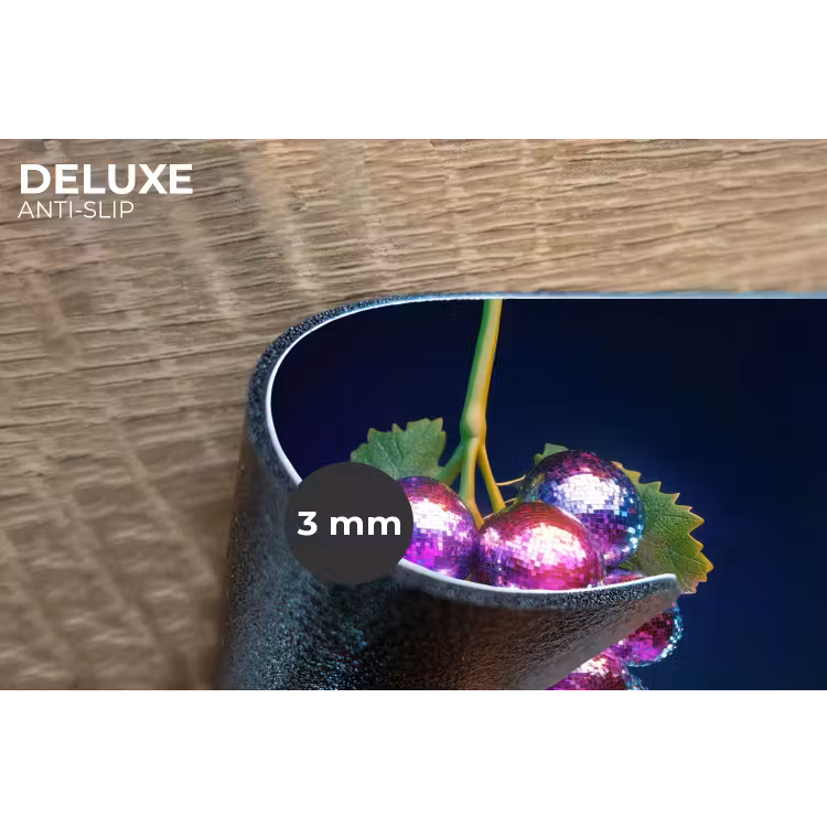 Placemat - 6 stuks - Paars - Disco - Feest - Druif — 4