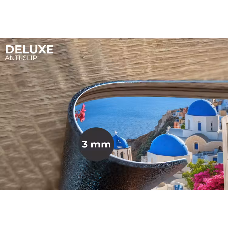 Placemat - 6 stuks - Doorkijk - Santorini - Landschap - Blauw - Grieks — 4