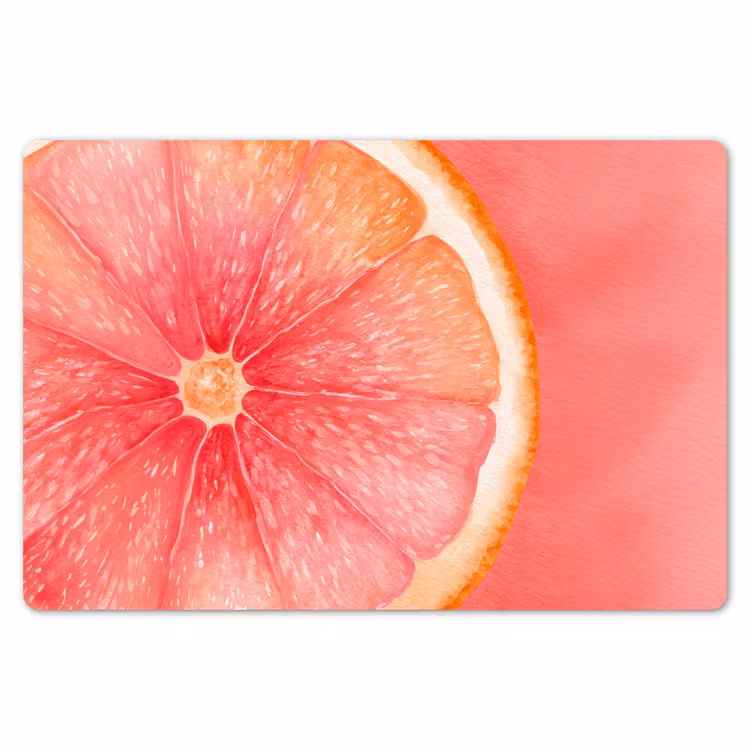 Placemat - 6 stuks - Grapefruit - Roze - Levendig — 7