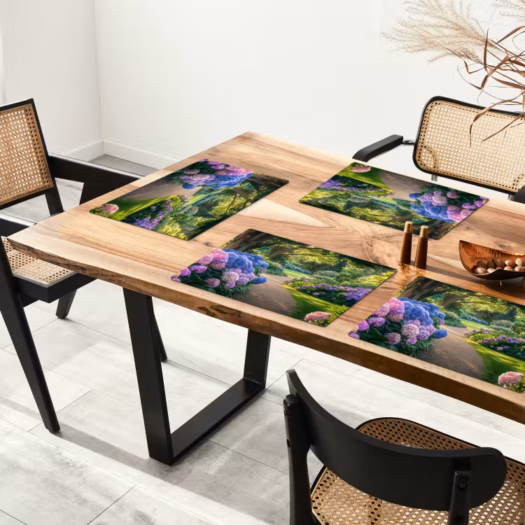 Placemat - 6 stuks - Hortensia- Park - Pad — 5
