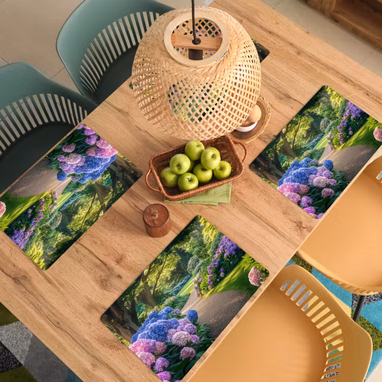 Placemat - 6 stuks - Hortensia- Park - Pad — 6