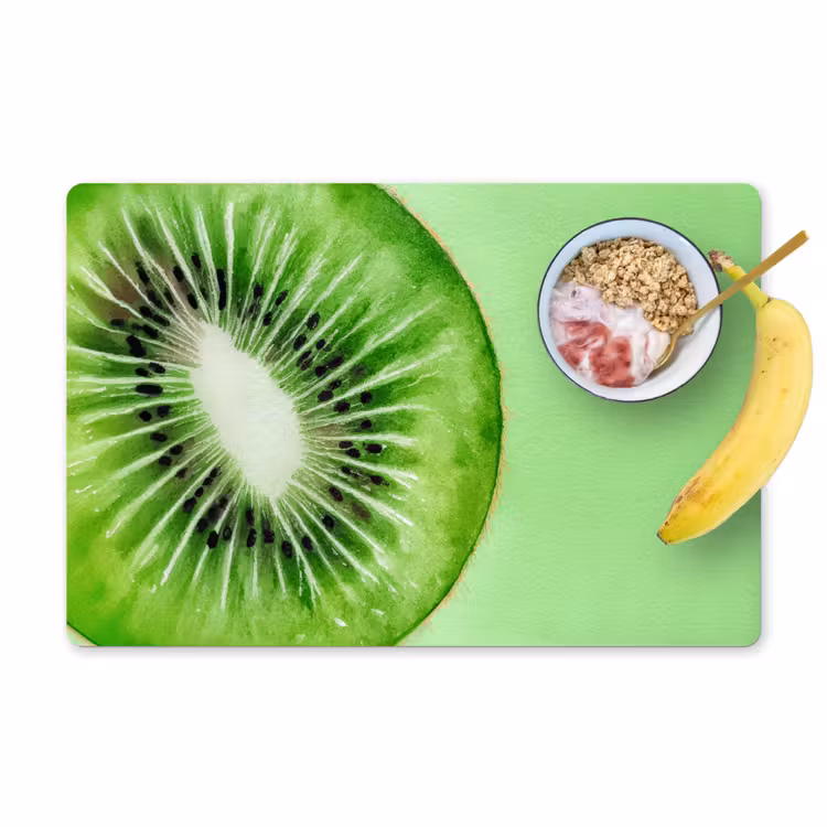 Placemat - 6 stuks - Kiwi - Groen - Fris — 1