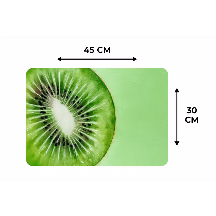 Placemat - 6 stuks - Kiwi - Groen - Fris — 3