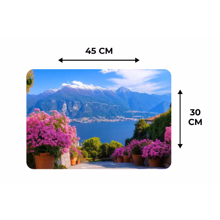 Placemat - 6 stuks - Lake Como - Italië - Landschap — 3