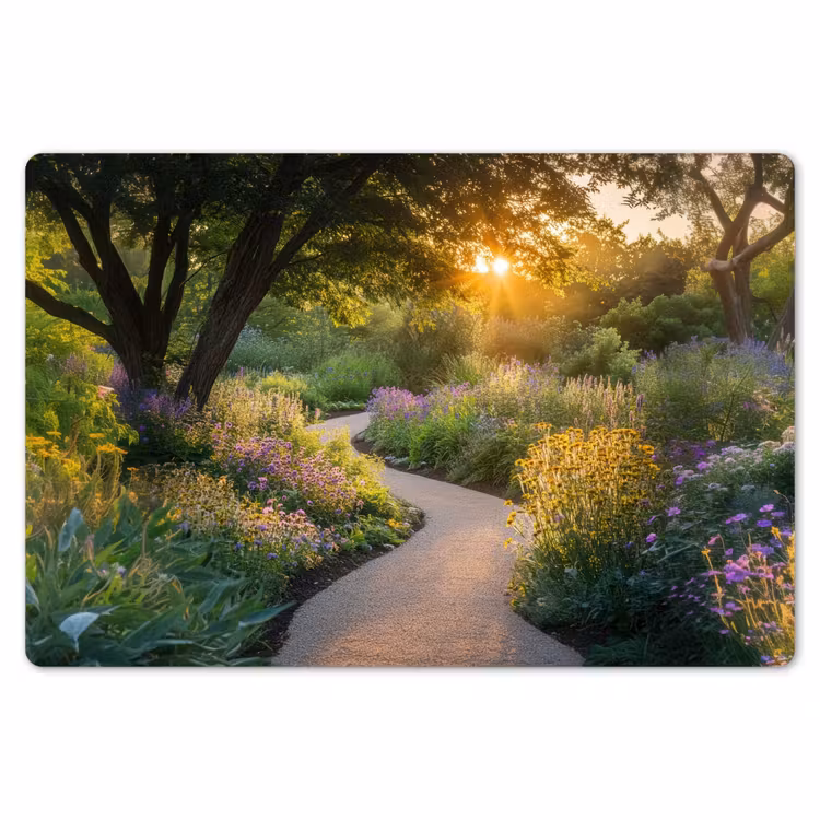 Placemat - 6 stuks - Pad - Bloemen - Park — 7