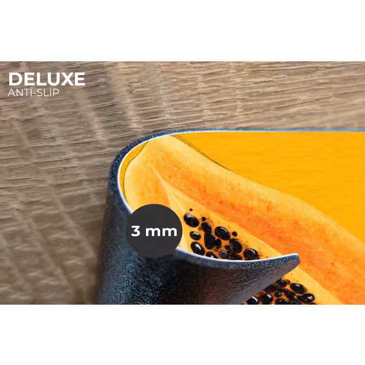 Placemat - 6 stuks - Papaja - Oranje - Topisch — 4