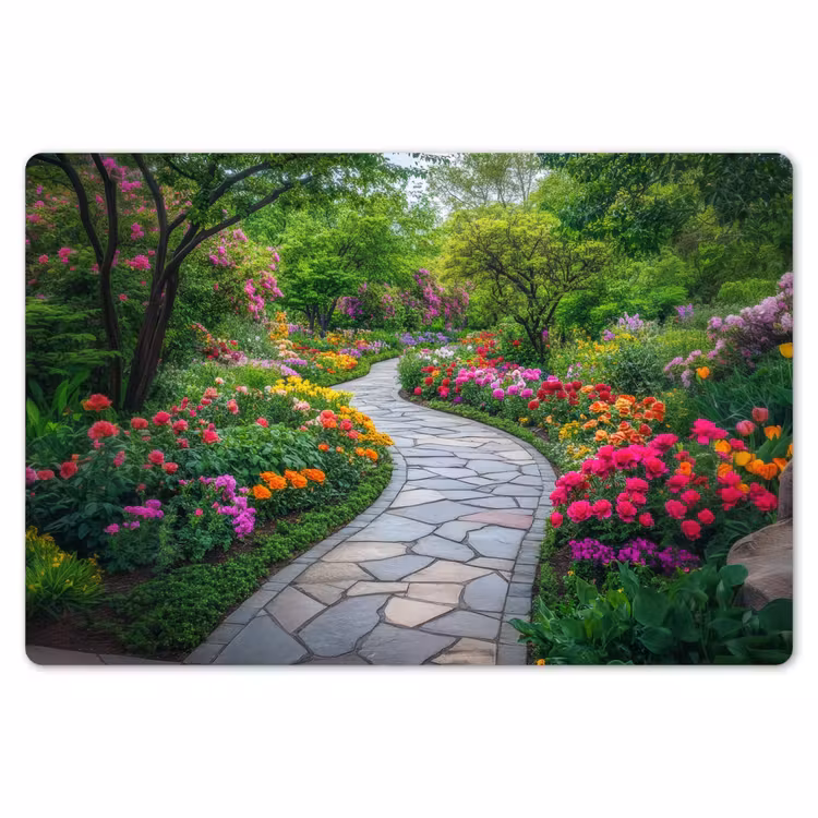 Placemat - 6 stuks - Park - Bloemen - Tuin — 7