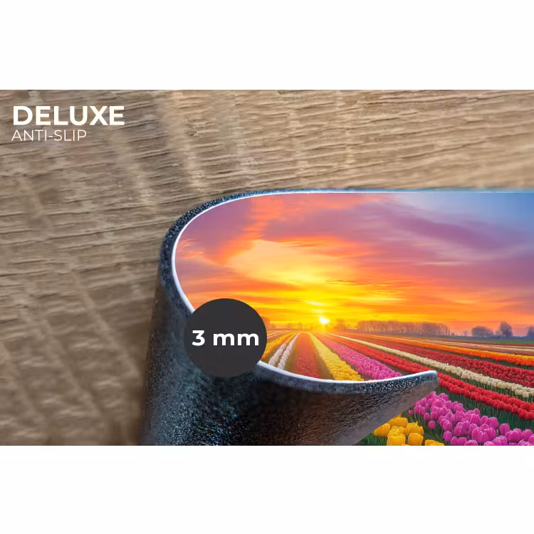 Placemat - 6 stuks - Tulpenveld - Zonsondergang - Kleurrijk — 4