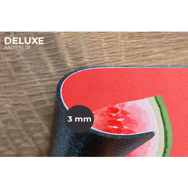 Placemat - 6 stuks - Watermeloen - Rood - Zomers — 4