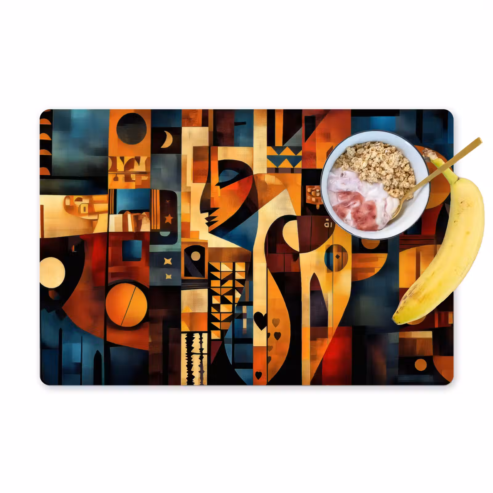 Placemat - 6 stuks - Figuren - Abstract - Symbolen — 1