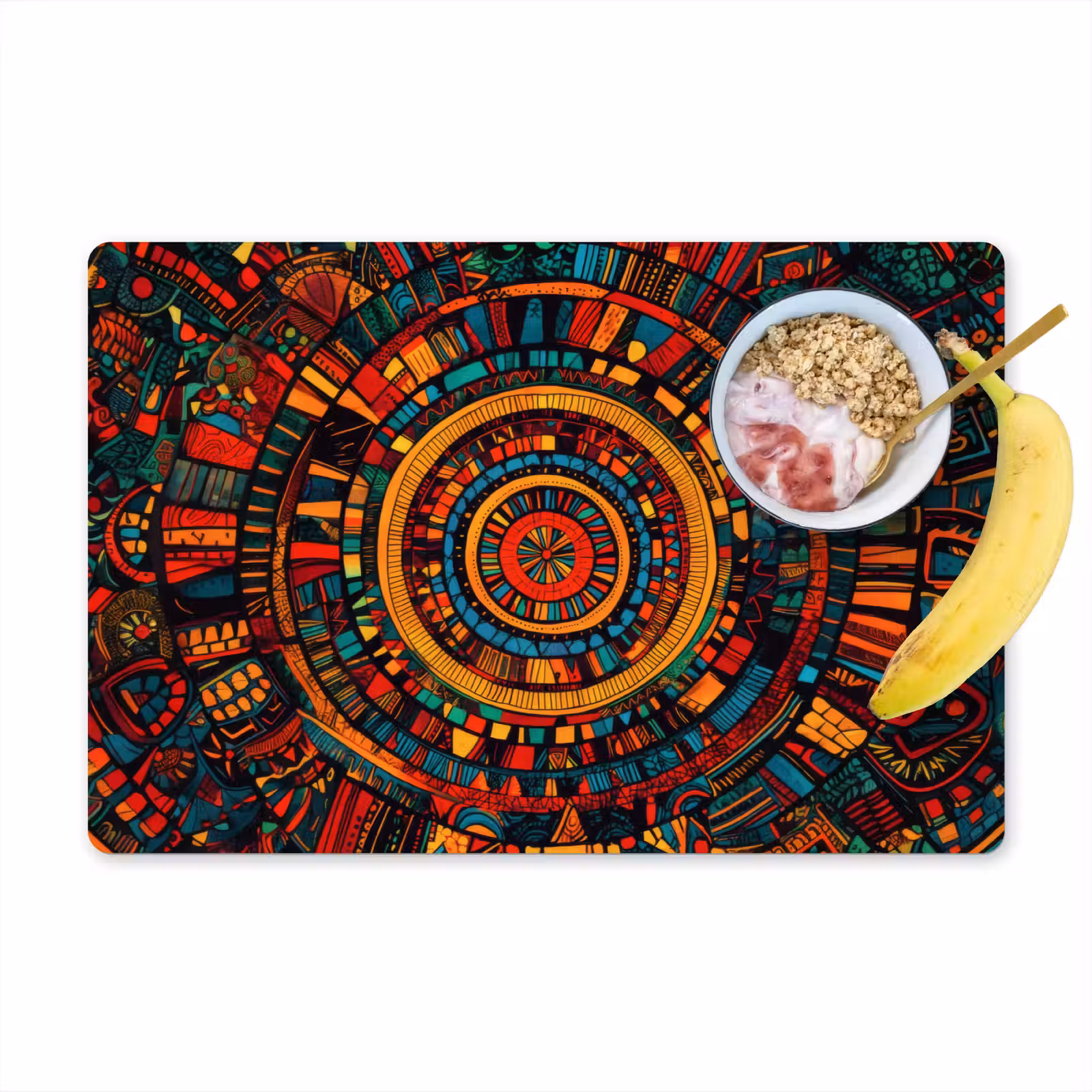 Placemat - 6 stuks - Mandala - Cirkels - Patronen — 1