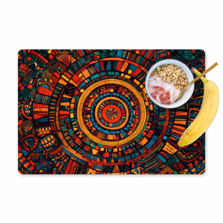 Placemat - 6 stuks - Mandala - Cirkels - Patronen — 1