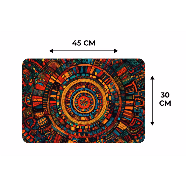 Placemat - 6 stuks - Mandala - Cirkels - Patronen — 3