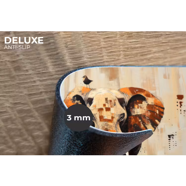 Placemat - 6 stuks - Olifant - Slurf - Mozaïek - Abstract — 4