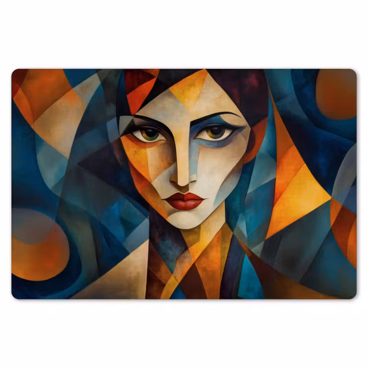 Placemat - 6 stuks - Portret - Abstract - Vormen — 7