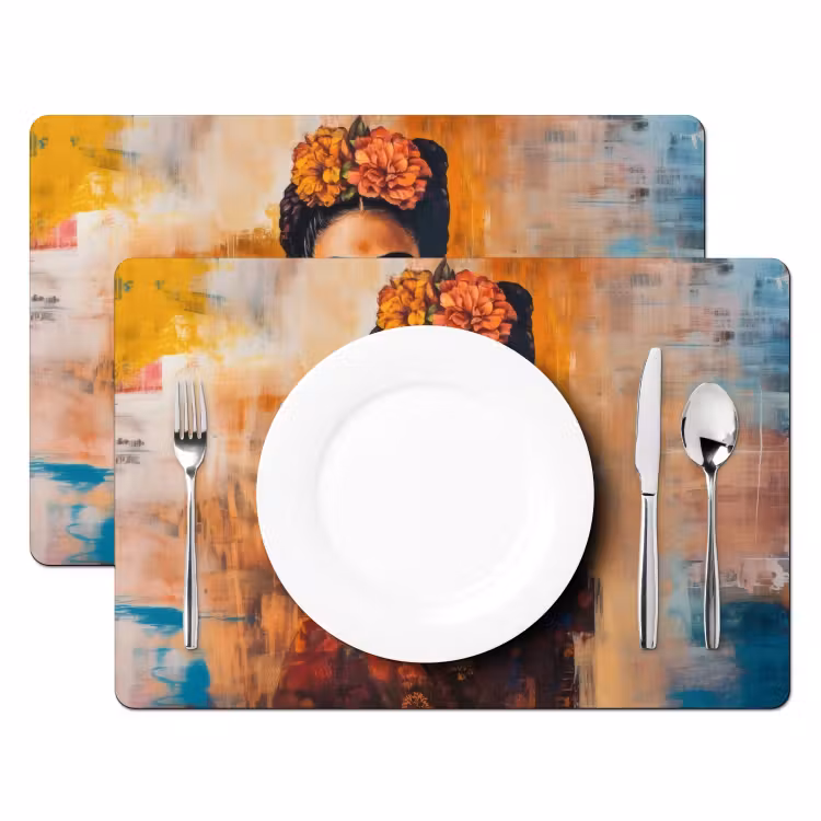 Placemat - 6 stuks - Portret - Sieraden - Schilderachtig — 2