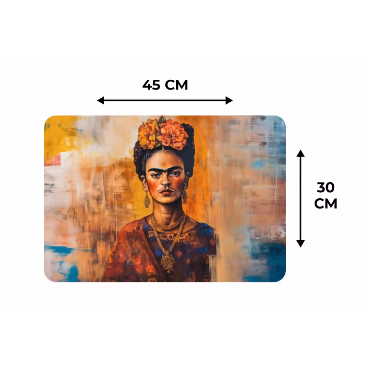 Placemat - 6 stuks - Portret - Sieraden - Schilderachtig — 3