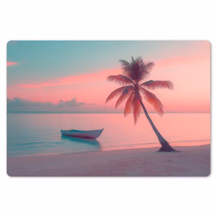 Placemat - 6 stuks - Zee - Boot - Zonsondergang — 7