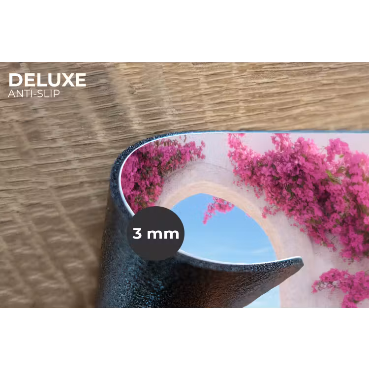 Placemat - 6 stuks - Zee - Roze - Bloemen - Poort — 4
