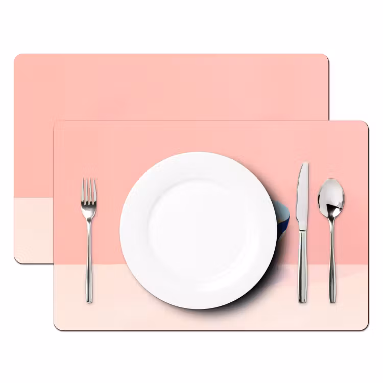 Placemat - 6 stuks - Noodles - Kom - Blauw - Illustratie — 2