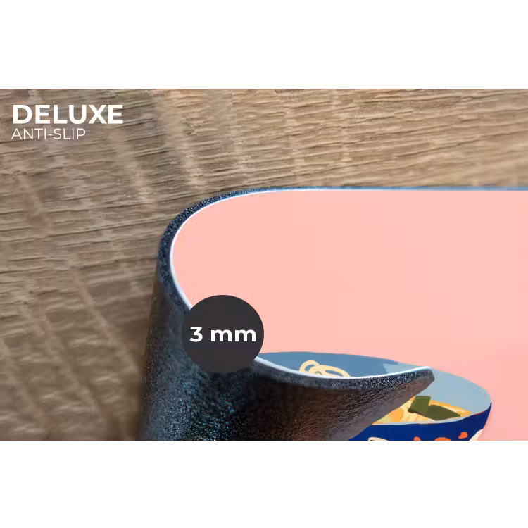 Placemat - 6 stuks - Noodles - Kom - Blauw - Illustratie — 4