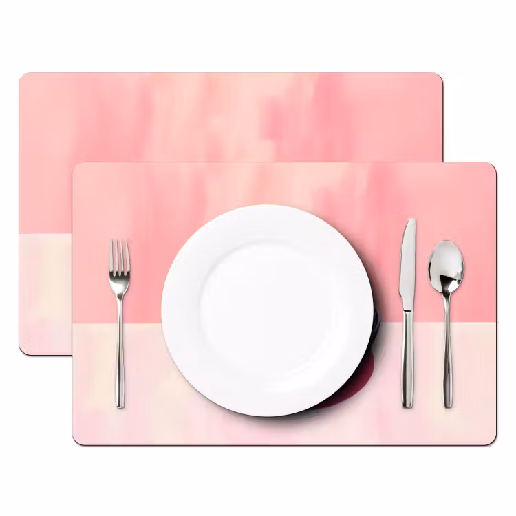 Placemat - 6 stuks - Rijst - Illustratie - Kom - Groente — 2