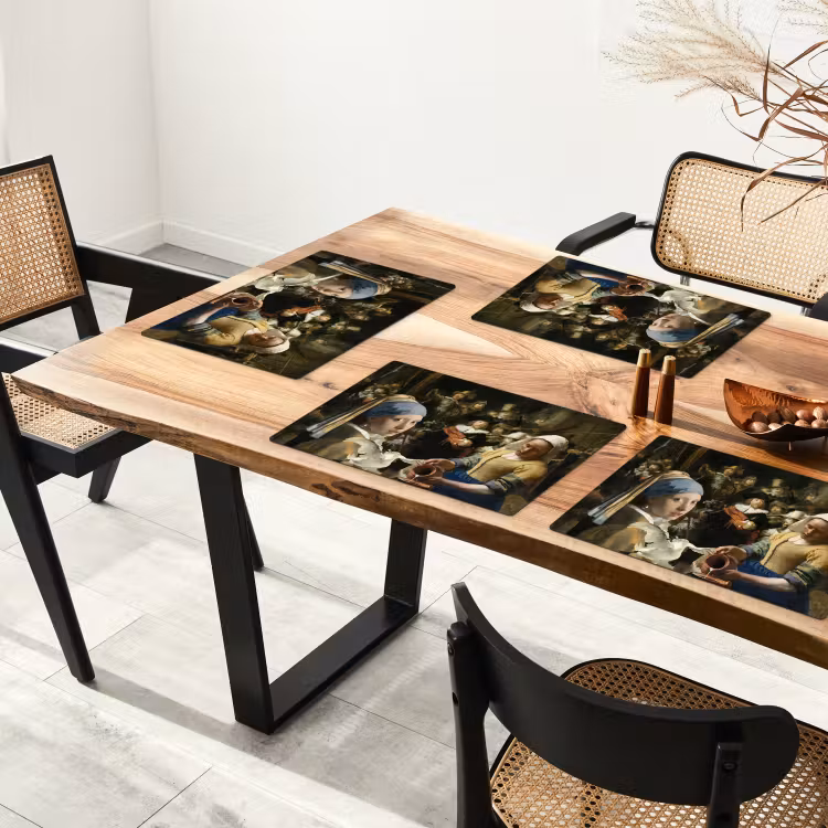 Placemat - 6 stuks - Schilderij - Oude Meesters - Zwaan — 5