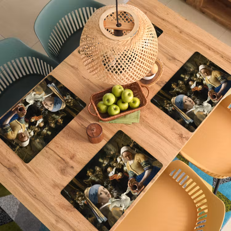 Placemat - 6 stuks - Schilderij - Oude Meesters - Zwaan — 6