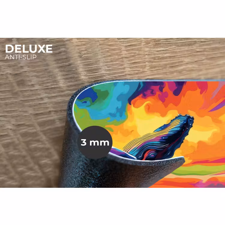 Placemat - 6 stuks - Zonsondergang - Walvis - Geschilderd - Kleurrijk — 4